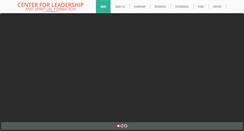 Desktop Screenshot of centerforleadershipandspiritualformation.org